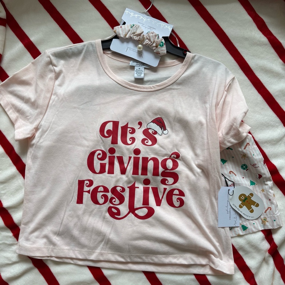 Christmas “It’s Giving Festive” Better Together PJ Set